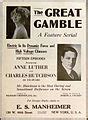   gamble! A 1919 Silent Film Journey Through Societal Norms and Forbidden Love